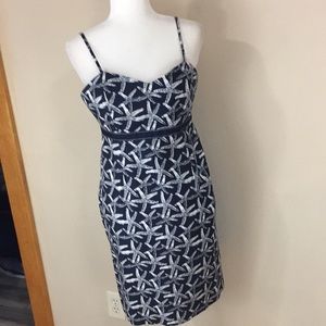 Vineyard Vines Navy and White Mini Dress